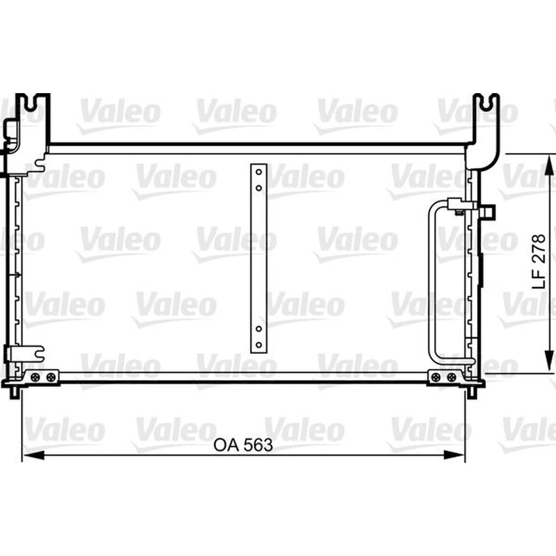 Valeo Air Conditioning Condenser 814305