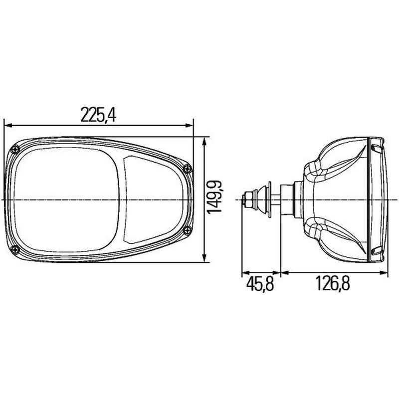 Hella Headlight Headlamp T4W Left