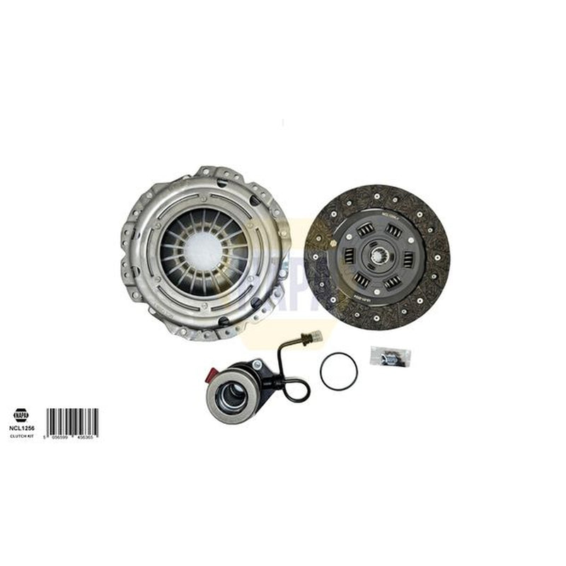 NAPA Clutch Kit Set 3pc fits Opel Corsa C 2000-2009 1.0