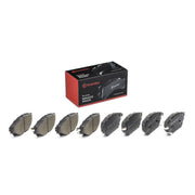 Brembo 8 x Front Brake Pad Set fits Fuso (Mitsubishi) Canter VII 2004 on