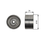 Gates V-Ribbed Belt Deflection/Guide Pulley T36480