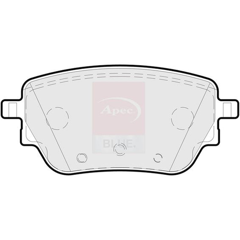 Apec Rear Brake Pad Set fits Mercedes-Benz A-Class 2018-2020