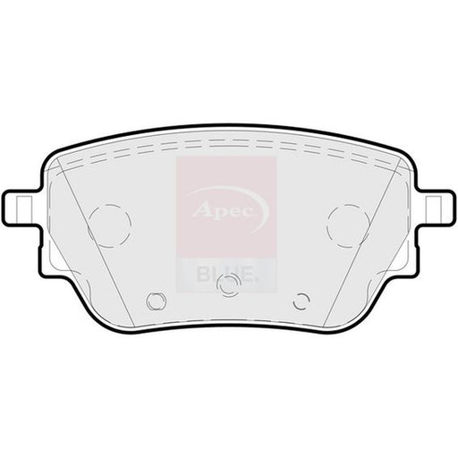 Apec Rear Brake Pad Set fits Mercedes-Benz A-Class 2018-2020