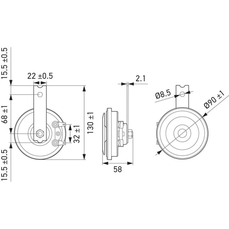 Hella Car Horn Signal Unit