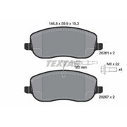 Textar Front Brake Pad Set 2026101