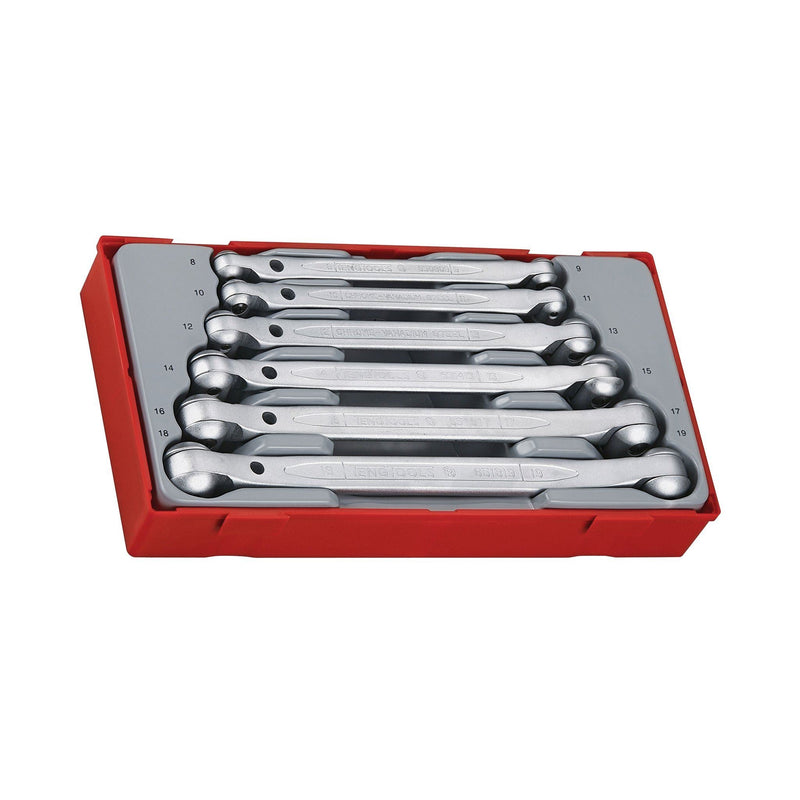 Teng Tools Double Flex Wrench Set TT1 6 Pieces Teng Tools - Dynamic Drive