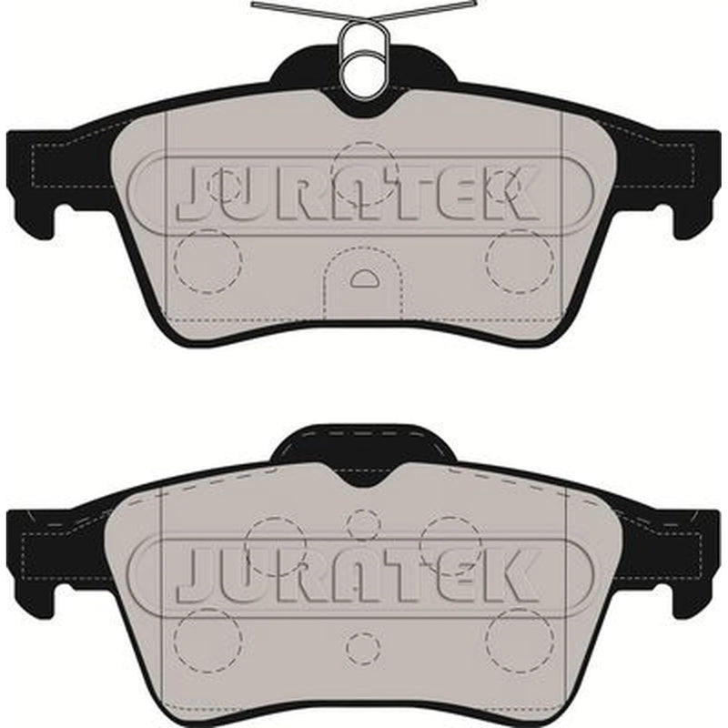 Juratek Rear Brake Pad Set fits Peugeot 508 I 2010-2018 1.6 2.0 2.2