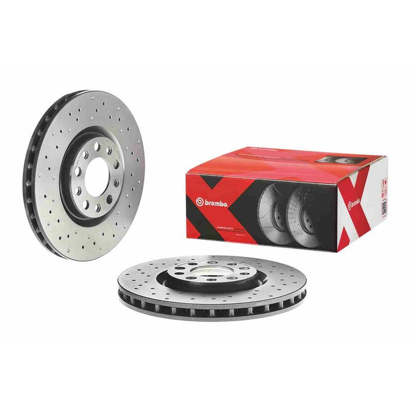 Brembo Xtra Front Brake / Discs & Pads fits Alfa Romeo Giulietta 2010-2020
