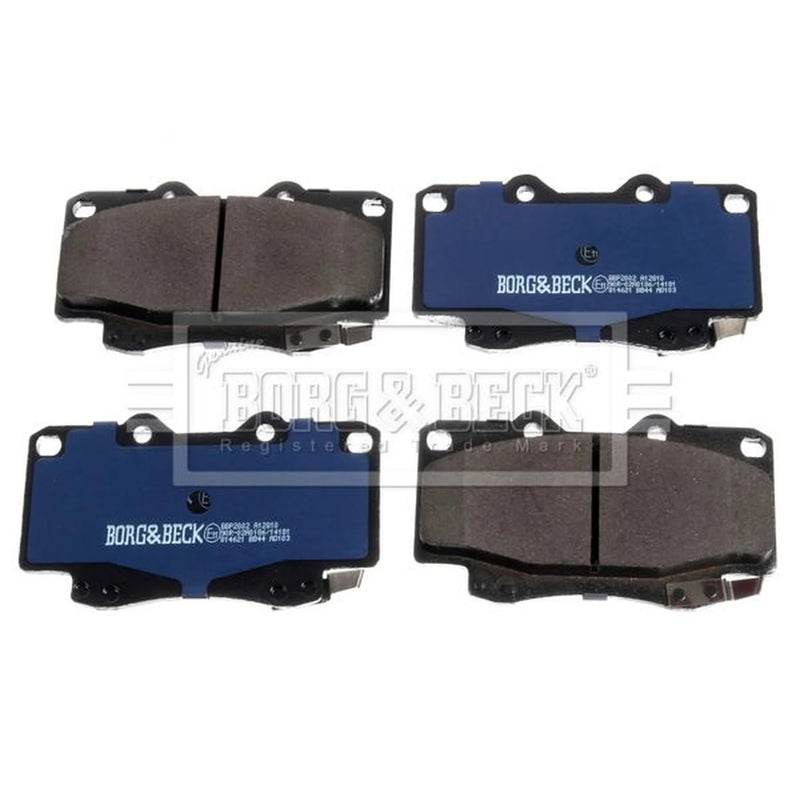 Borg & Beck Front Brake Discs & Pads fits Toyota Hilux Vigo VII Pickup 2005-2015