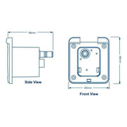 Whale Water Pump Watermaster Inlet Housing ES1001 In Ivory Whale  - Dynamic Drive