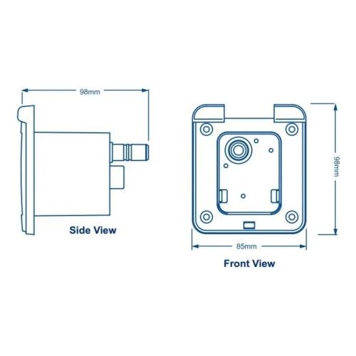 Whale Water Pump Watermaster Inlet Housing ES1001 In Ivory Whale  - Dynamic Drive