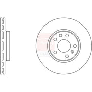 Apec Front Brake Vented Discs & Pads fits Renault Safrane 1996-2000 2.0 2.2