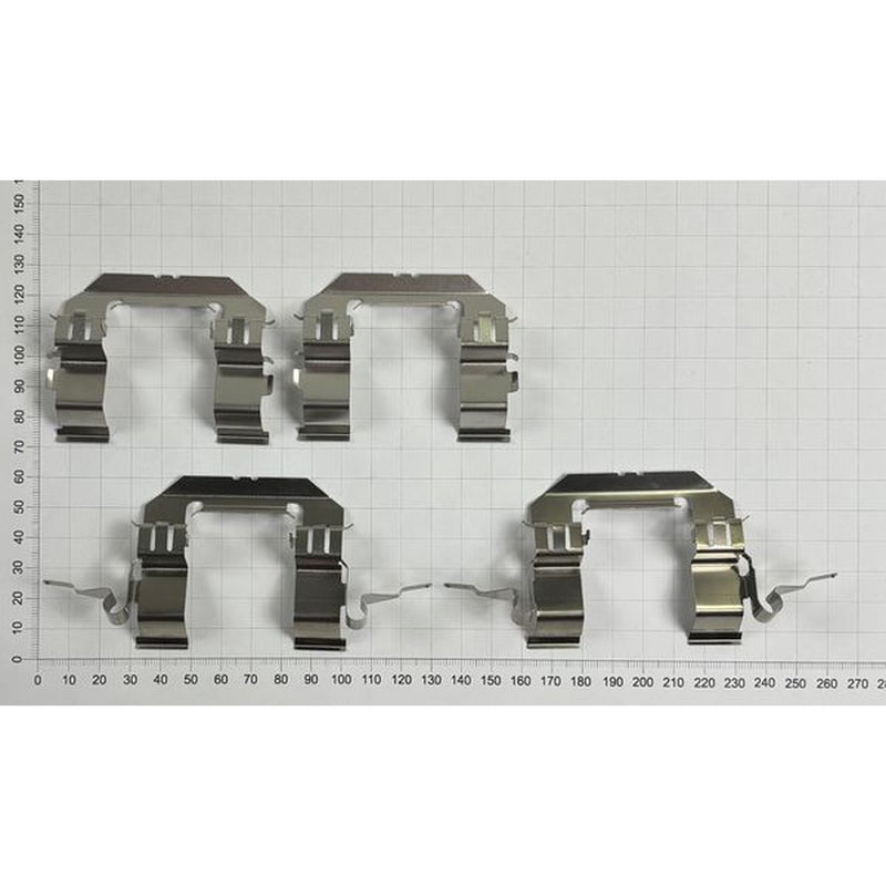 Juratek Brake Pad Accessory Fitting Kit Front fits Nissan Navara NP300 2009-2010