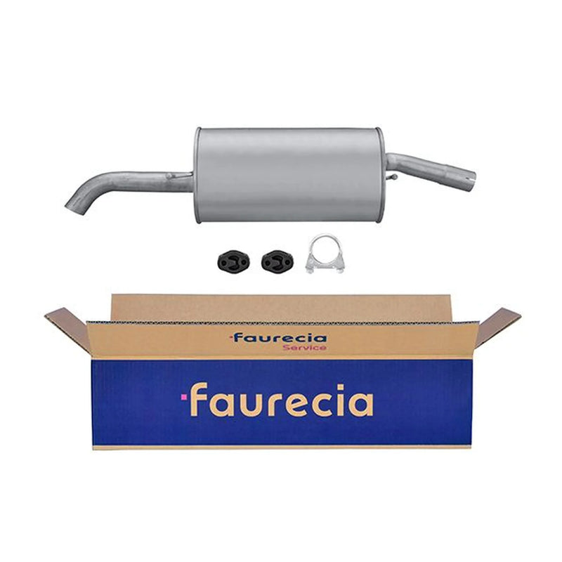 Hella End Silencer Rear fits Ford Fusion 2002-2012 1.4