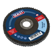 Sealey Flap Disc Zirconium100mm16mm Bore 40Grit FD10040 Sealey - Dynamic Drive