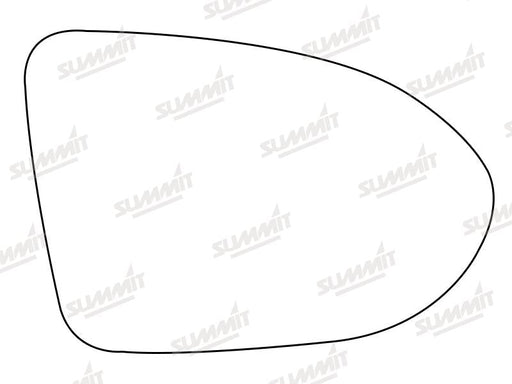 Summit Heated Base Plate With Blind Spot Mirror Glass fits VW Passat 15 on RHS Summit - Bars 4 Cars