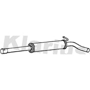 Klarius Box With Centre Pipe Centre fits VW Polo V 2014-2017 1.0