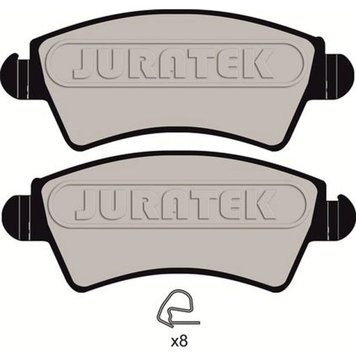 Juratek Front Brake Pad Set fits Peugeot 206 1999-2009 1.6 2.0