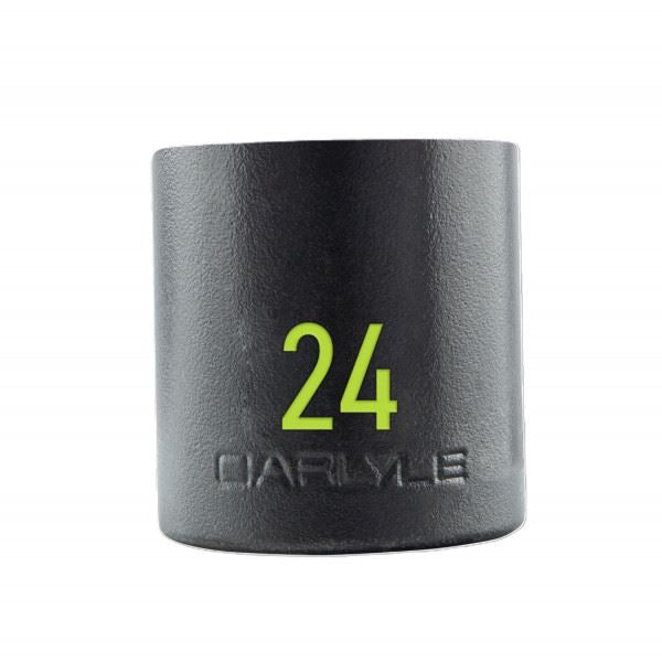 Carlyle Tools 1/2In Drive 24mm 6 Pt Stubby Impact Socket - image 1