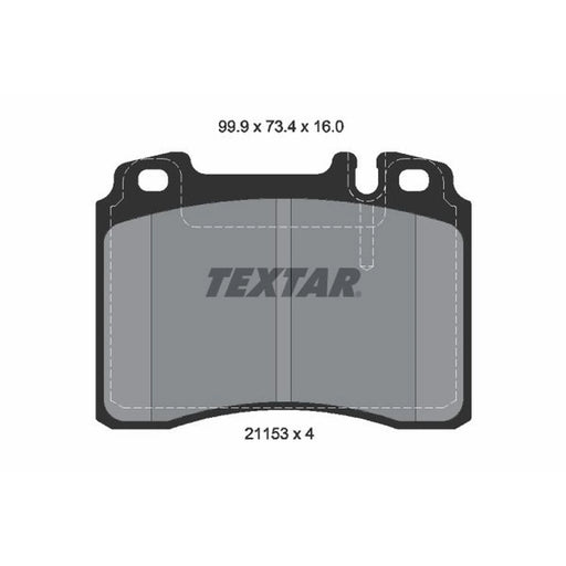 Textar Front Brake Pad Set 2115305