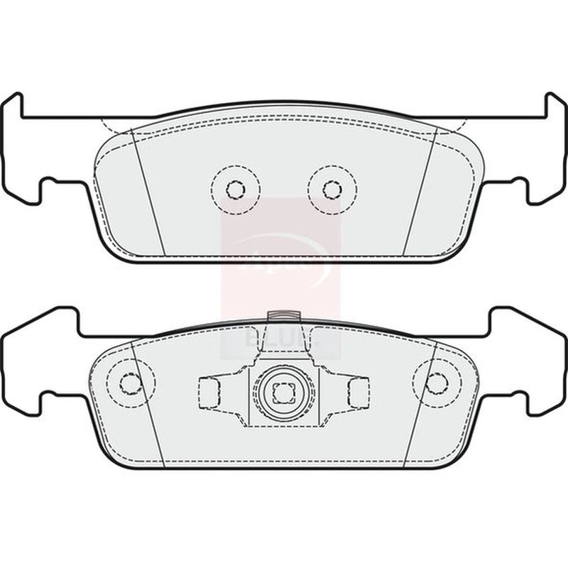 Apec Front Brake Pad Set PD3832
