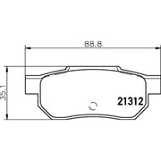 Mintex Rear Brake Pad Set MDB1360