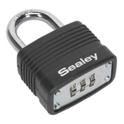 Sealey Steel Body Combination Padlock 40mm PL301C Sealey - Dynamic Drive