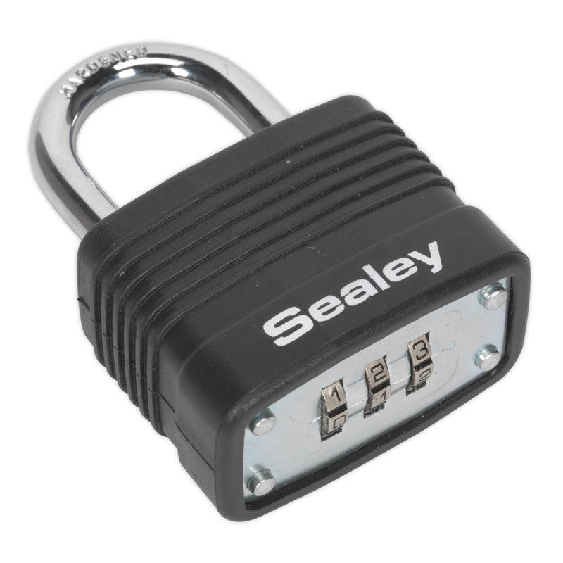 Sealey Steel Body Combination Padlock 40mm PL301C Sealey - Dynamic Drive