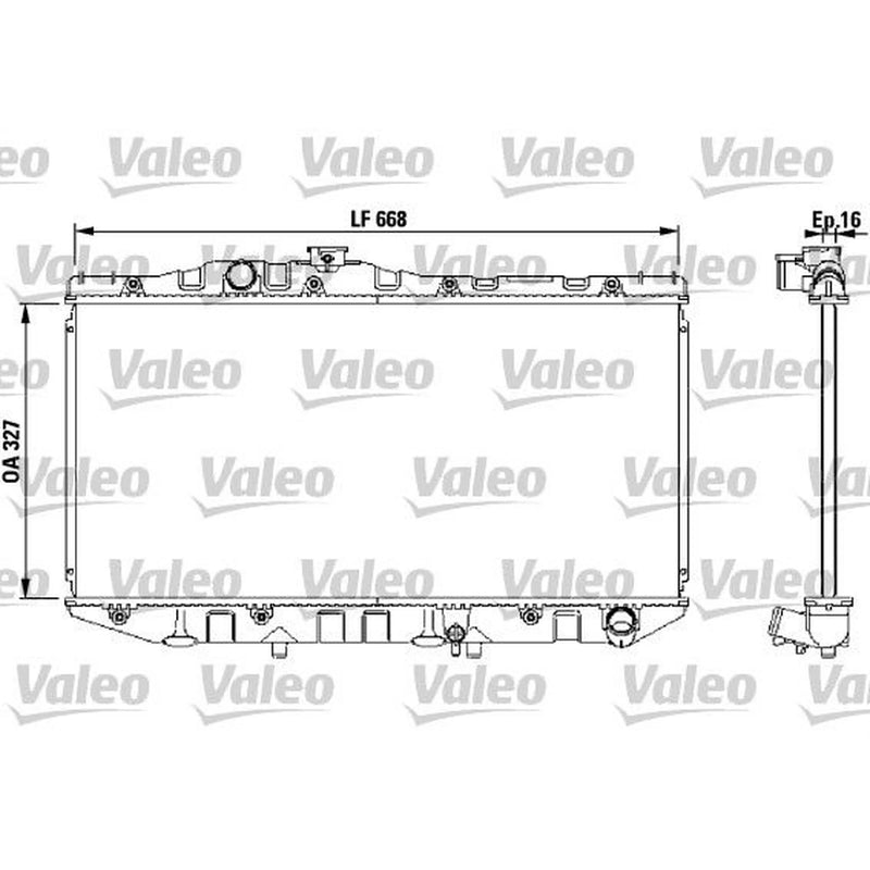 Valeo Engine Radiator 731098