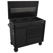 Sealey Mobile Tool Cabinet 1120mm with Power Tool Charging Drawer AP4206BE Sealey - Dynamic Drive