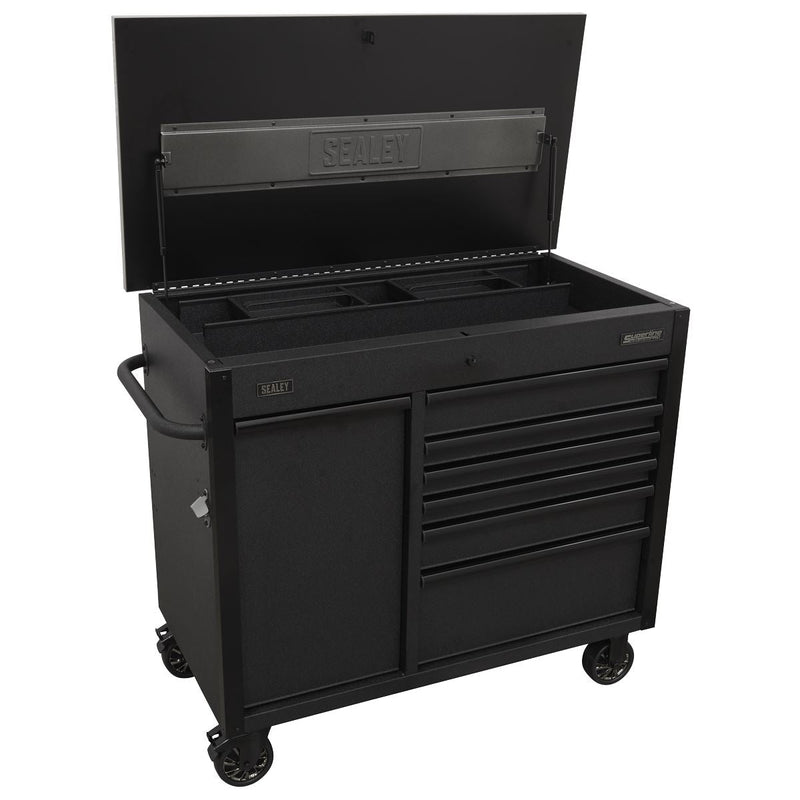 Sealey Mobile Tool Cabinet 1120mm with Power Tool Charging Drawer AP4206BE Sealey - Dynamic Drive
