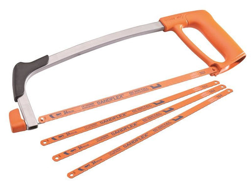Bahco 317 Hacksaw 300mm (12in) with 3 Extra Blades Free Bahco - Dynamic Drive