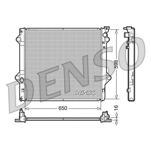 Denso Engine Radiator fits Toyota Fj Cruiser 2006-2018 4.0