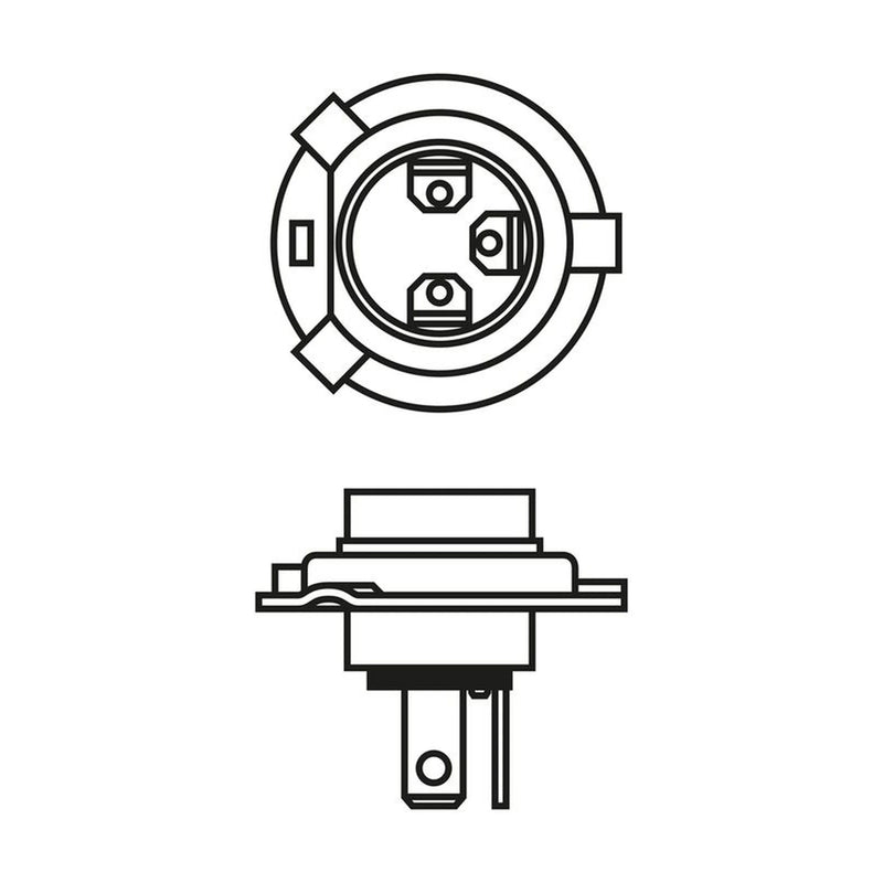 Bosch Car Light Bulb H4 P43t 12V 60/55W