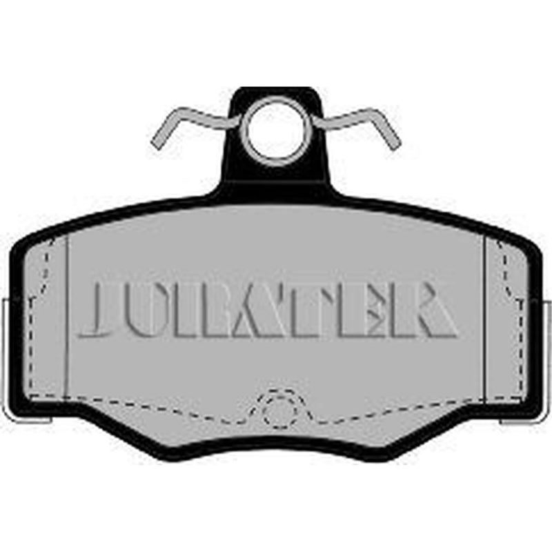 Juratek Front & Rear Pads fits Nissan Almera Tino 2000-2006 1.8 2.0 2.2