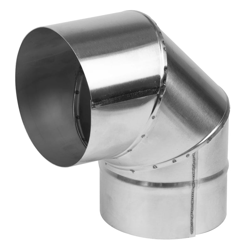 Sealey Stainless Steel Exhaust/Flue 90° Bend 120mm ABI1000AK3