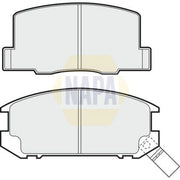 NAPA Rear Brake Pad Set fits Toyota MR2 I 1984-1990 1.6