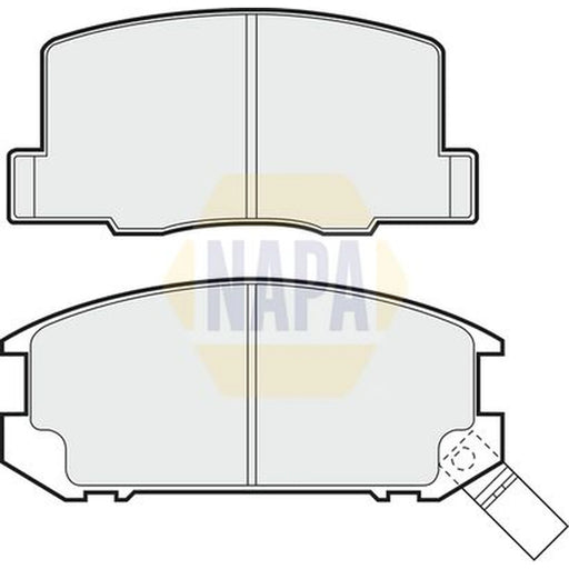 NAPA Rear Brake Pad Set NBP1848