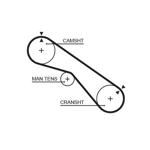 Gates Timing Belt Cambelt 94 Teeth fits Toyota Land Cruiser 1990-2001 3.5 4.2