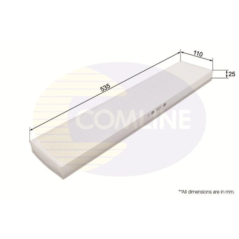 Comline Cabin Air Filter (Pollen Filter) fits Ford Galaxy 1995-2006
