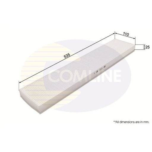 Comline Cabin Air Filter (Pollen Filter) fits Ford Galaxy 1995-2006