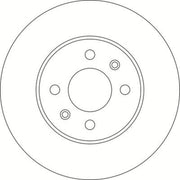 Abtex Front & Rear Brake Discs & Pads fits Kia Rio IV 2017 on 1.4 1.6