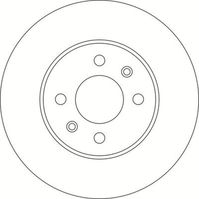 Abtex Front Brake Vented Discs & Pads fits Kia Rio IV 2017 on 1.4 1.6