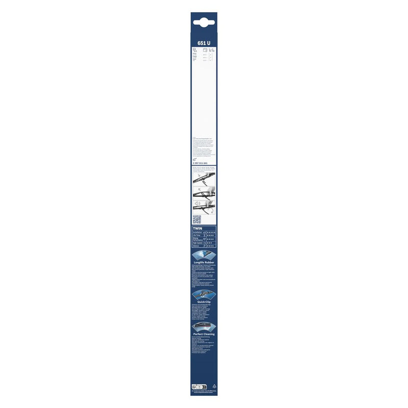Bosch Eco Wiper Blade 650mm — 651U fits Citroën C1 2005-2014 1.0 1.4
