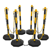 Sealey Black/Yellow Post & Chain Kit 25m BYSBKIT Sealey - Dynamic Drive