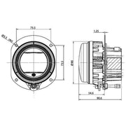 Hella Headlamp De-Zf Md12/24 1F0 Left 1F0 011 988-021 2791150 1F0 011 988-021