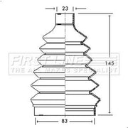 First Line Drive Shaft Bellow Kit Front Left Thermoplast fits Chevrolet Tacuma