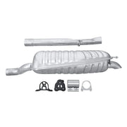 Hella End Silencer Rear fits BMW 3 1998-2006