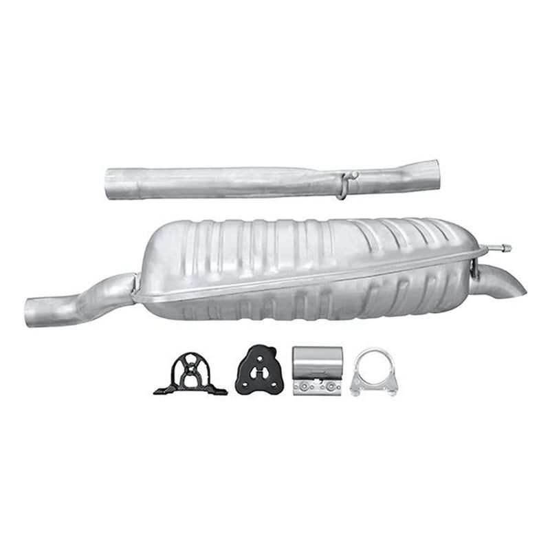 Hella End Silencer Rear fits BMW 3 1998-2006