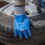 Worksafe Worksafe Waterproof Latex Gloves, Large - Pack of 6 Pairs SSP49L/6 Worksafe - Dynamic Drive